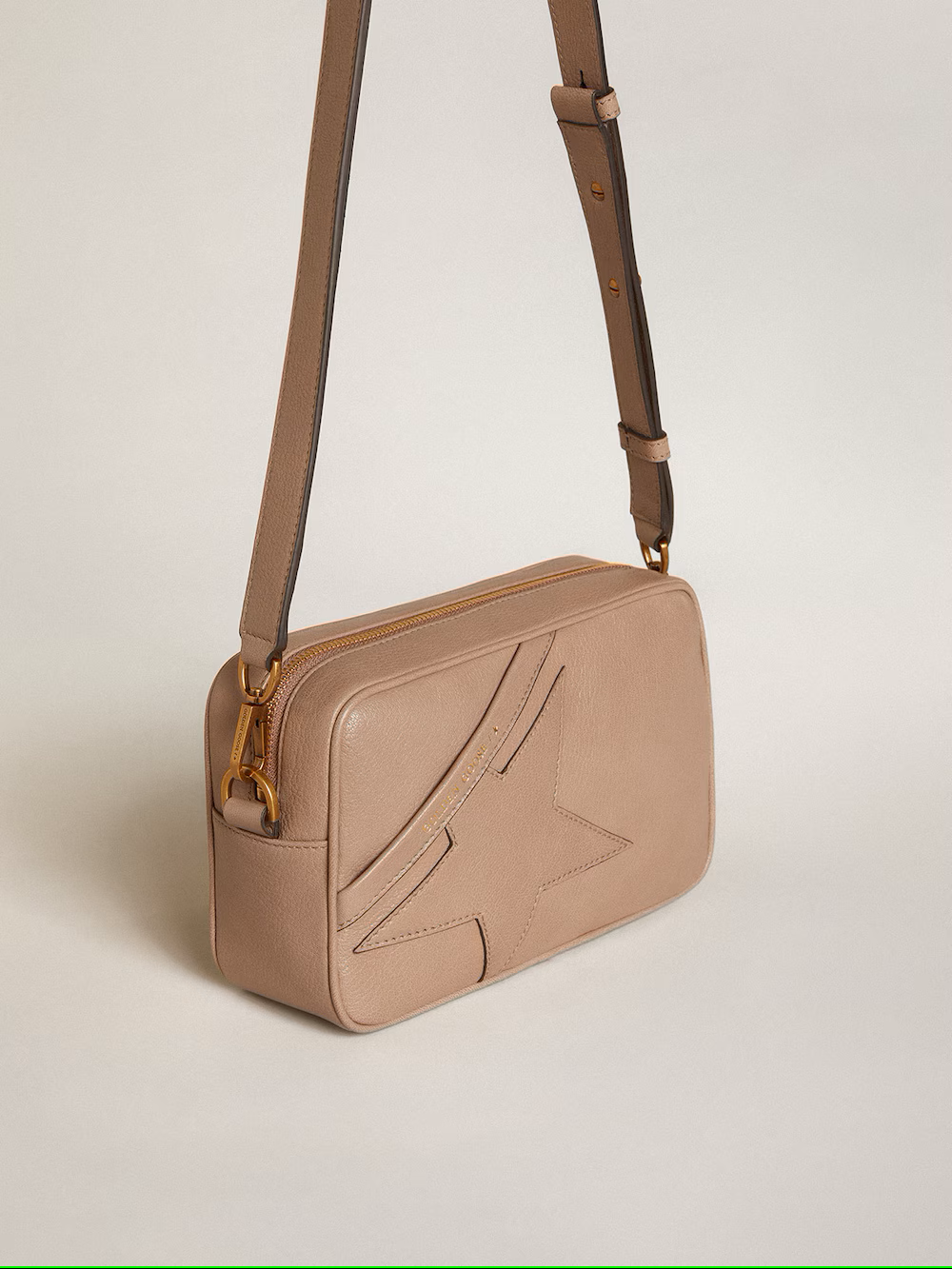 Women’s Star Bag in ash-colored leather