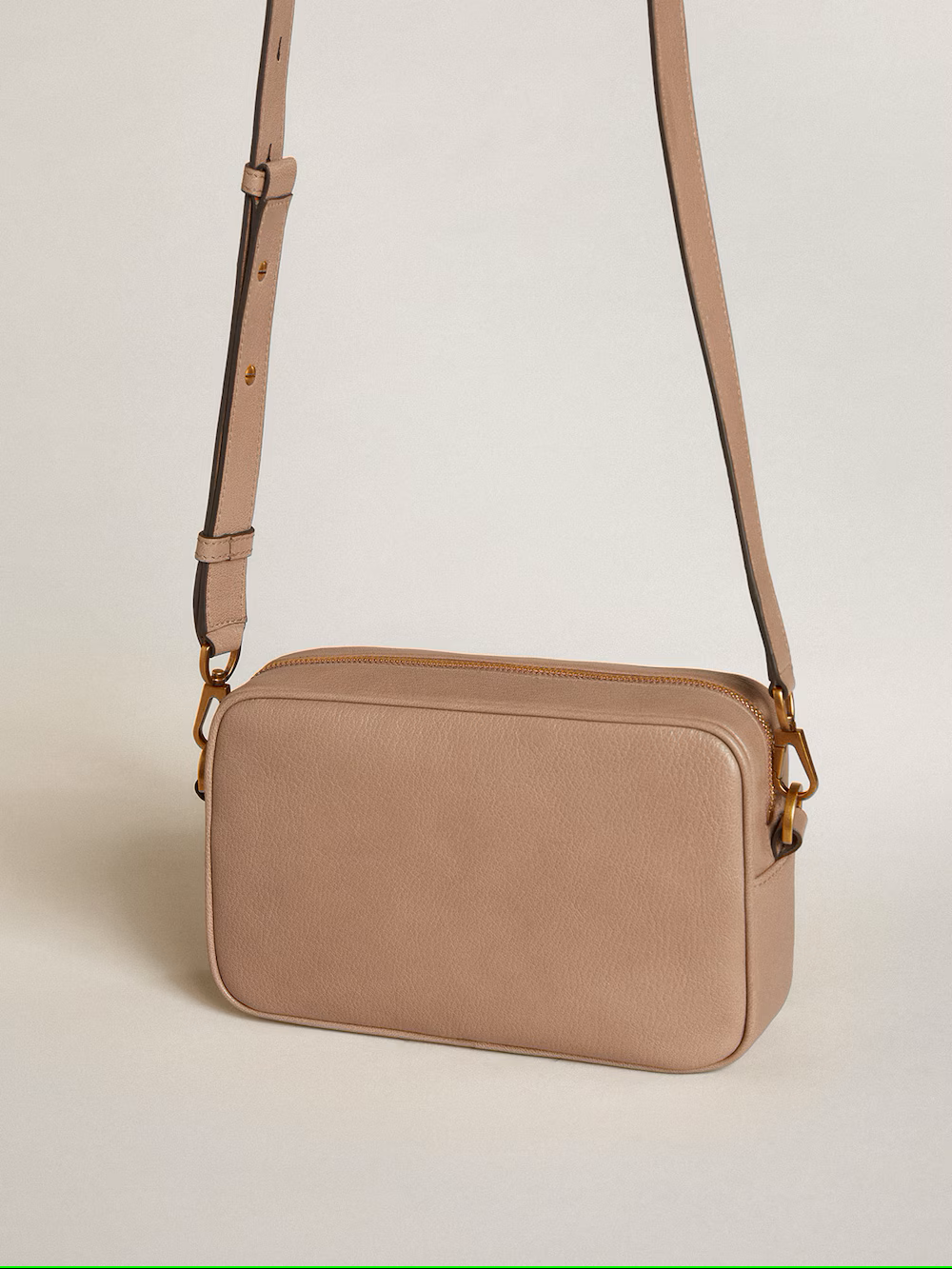 Women’s Star Bag in ash-colored leather