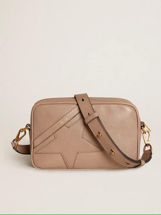 Women’s Star Bag in ash-colored leather