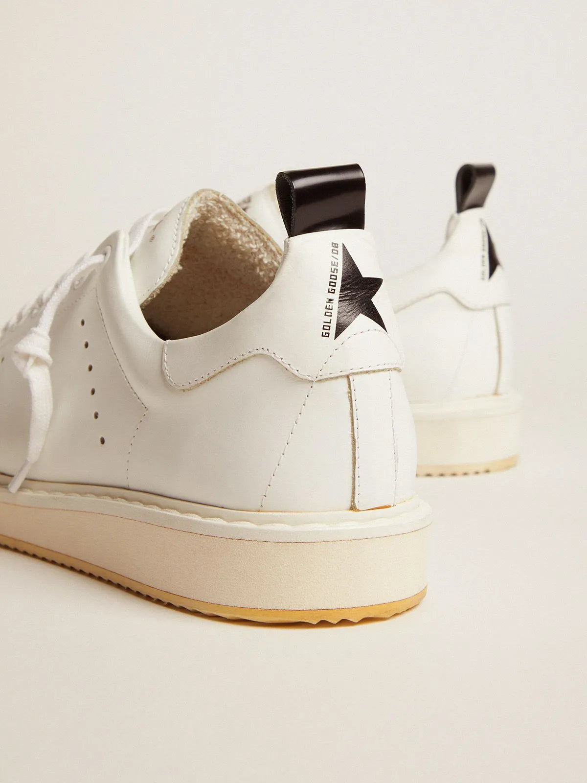 Sneakers Starter in pelle total white